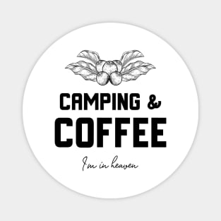 Camping & Coffee Magnet